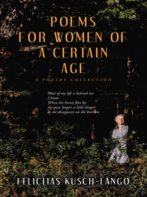 cover image of Poems for Women of a Certain Age